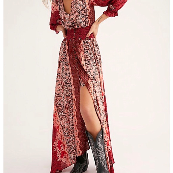 Free People High Slit Maxi - Picture 4 of 4